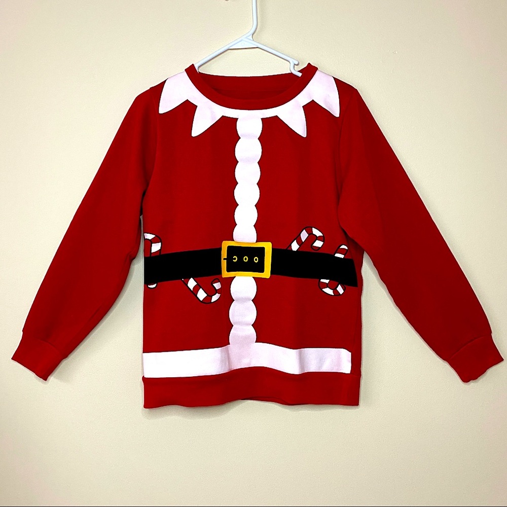 Ugly Christmas Sweater, Graphic Santa Claus Size M
